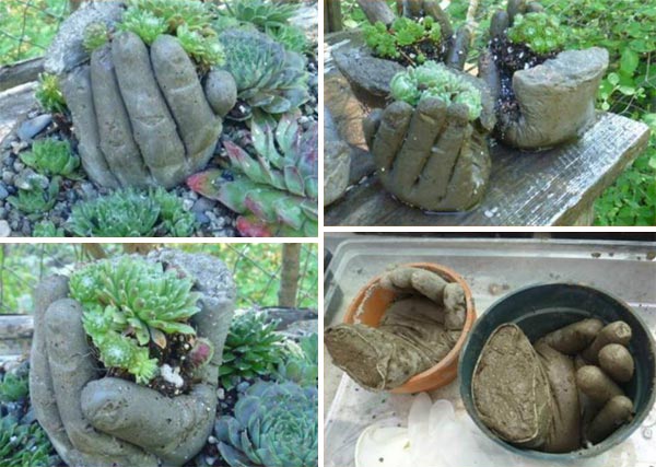 Concrete-Hand-Planters