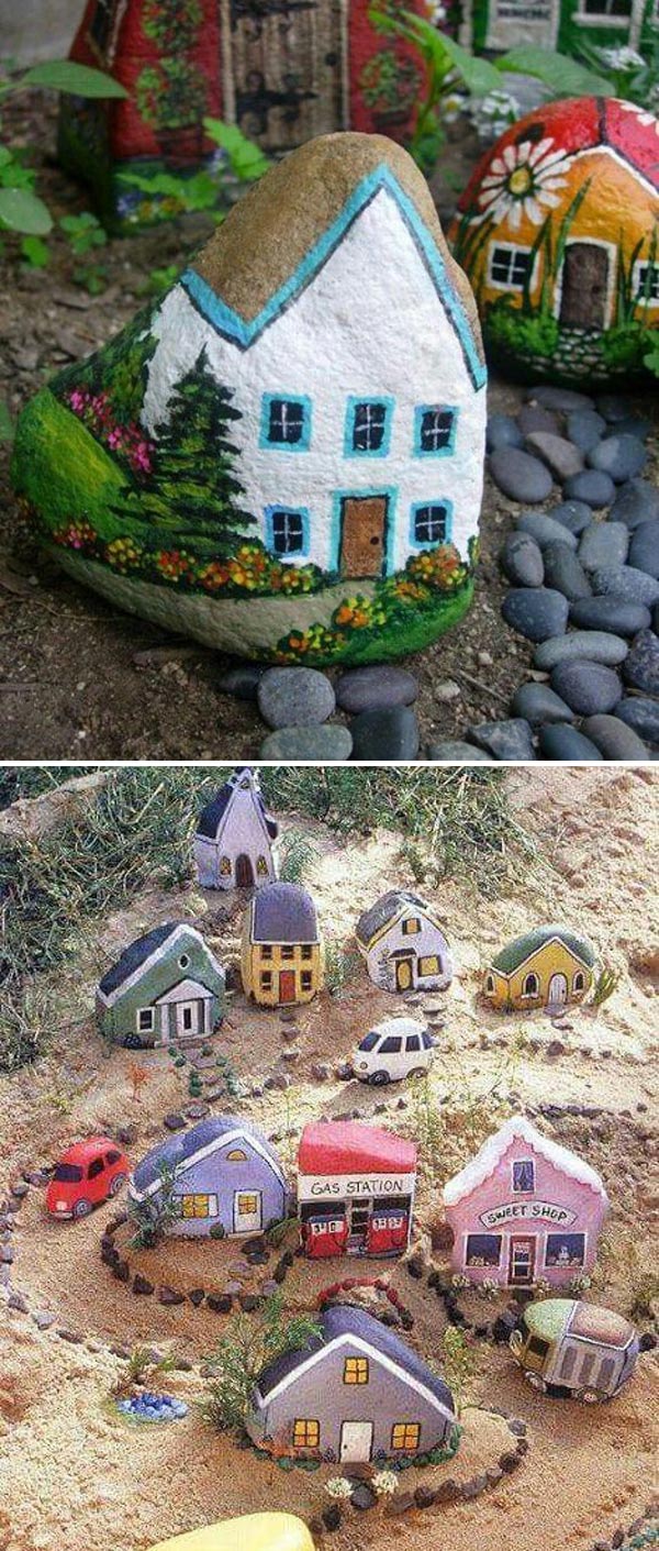 Painted Rock Houses