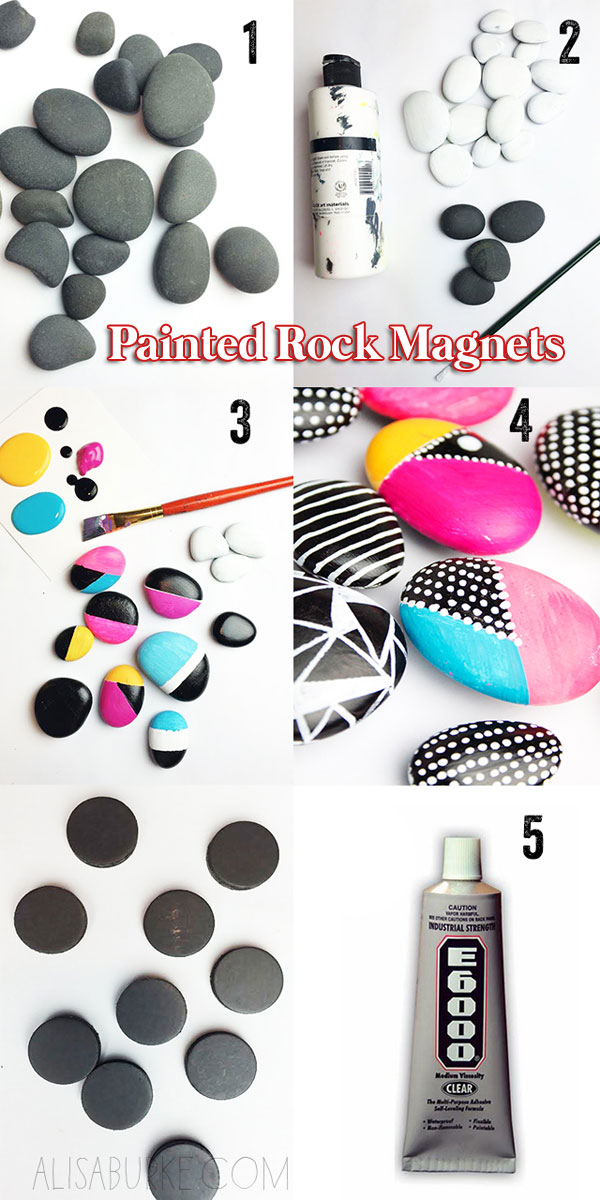 Painted Rock Magnets