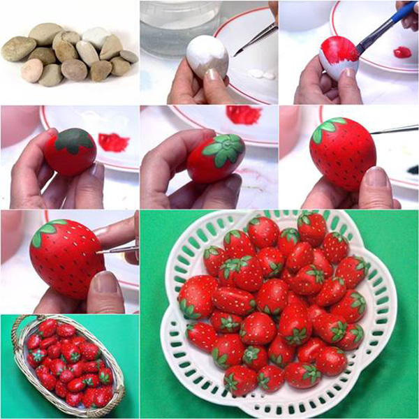 Painted Rock Strawberries