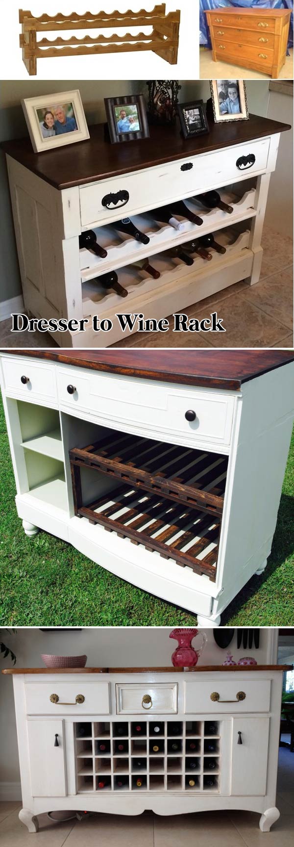 Dresser to Wine Rack