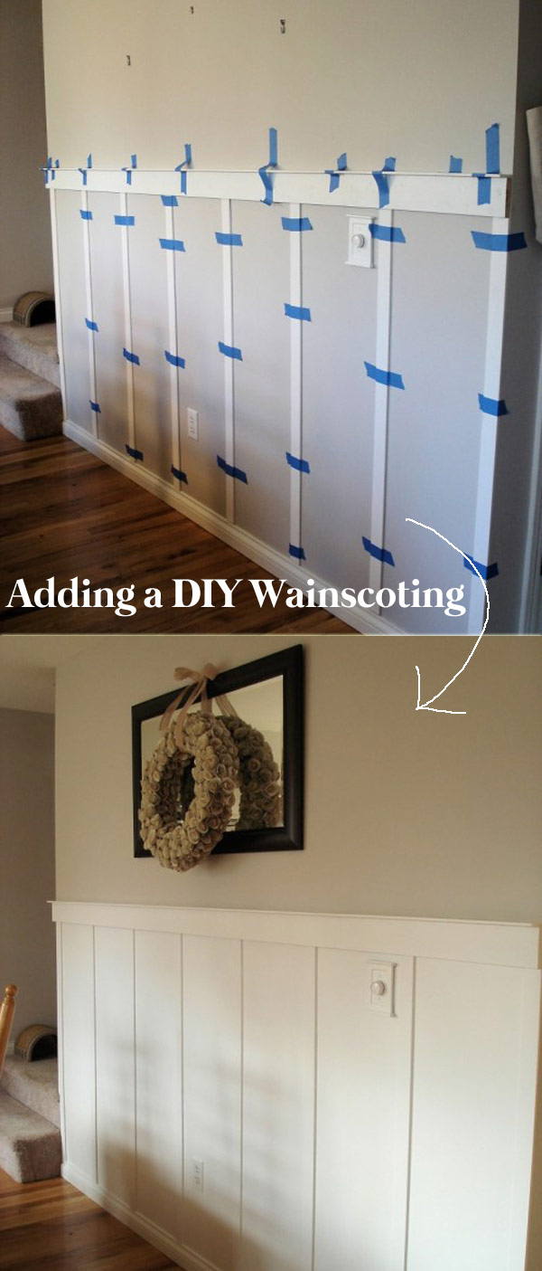 DIY Wainscoting