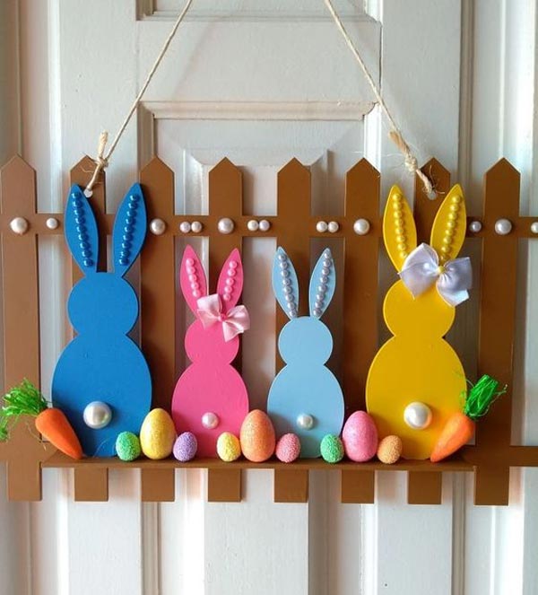 hanging bunny grouping