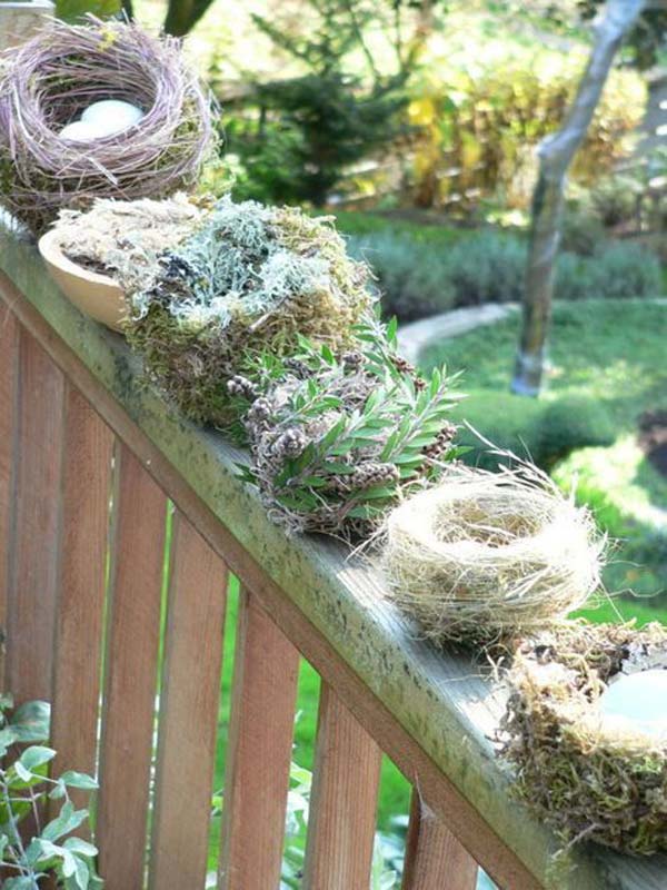 Making realistic bird's nest