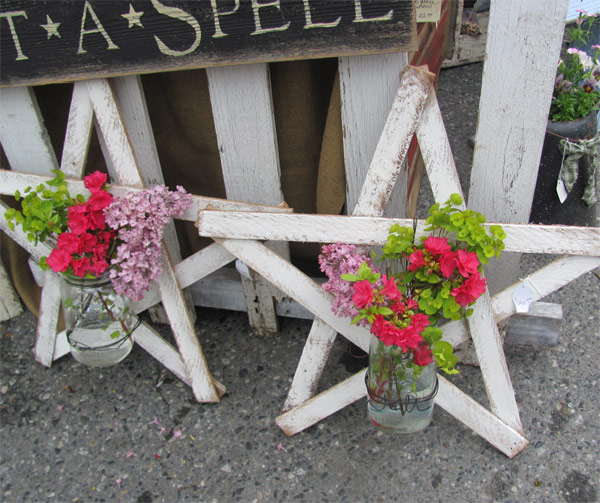 Reclaimed wood stars