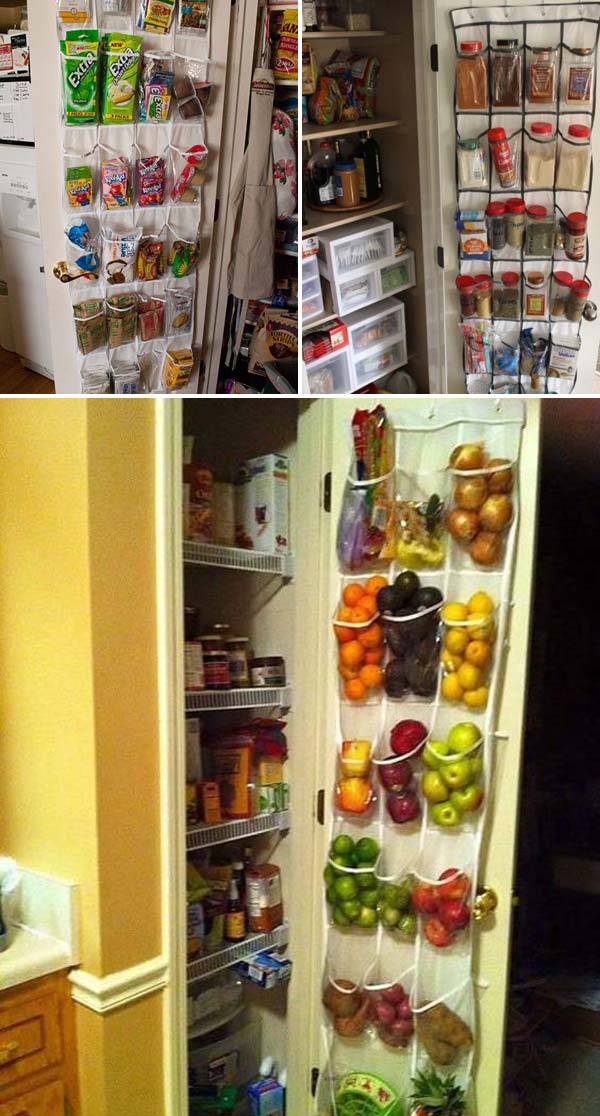 pantry storage with shoe organizer