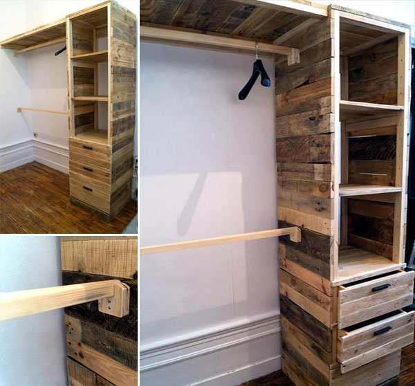 Build a Closet with pallets